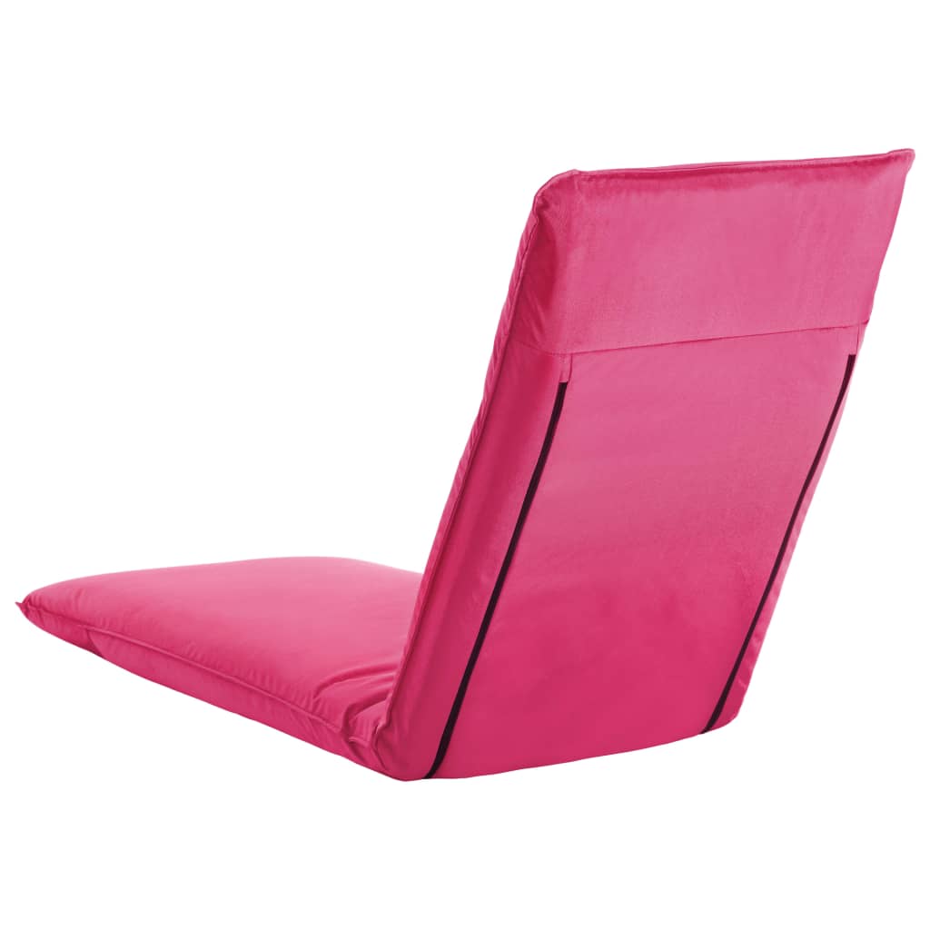 vidaXL Sklopiva ležaljka za sunčanje od tkanine Oxford ružičasta