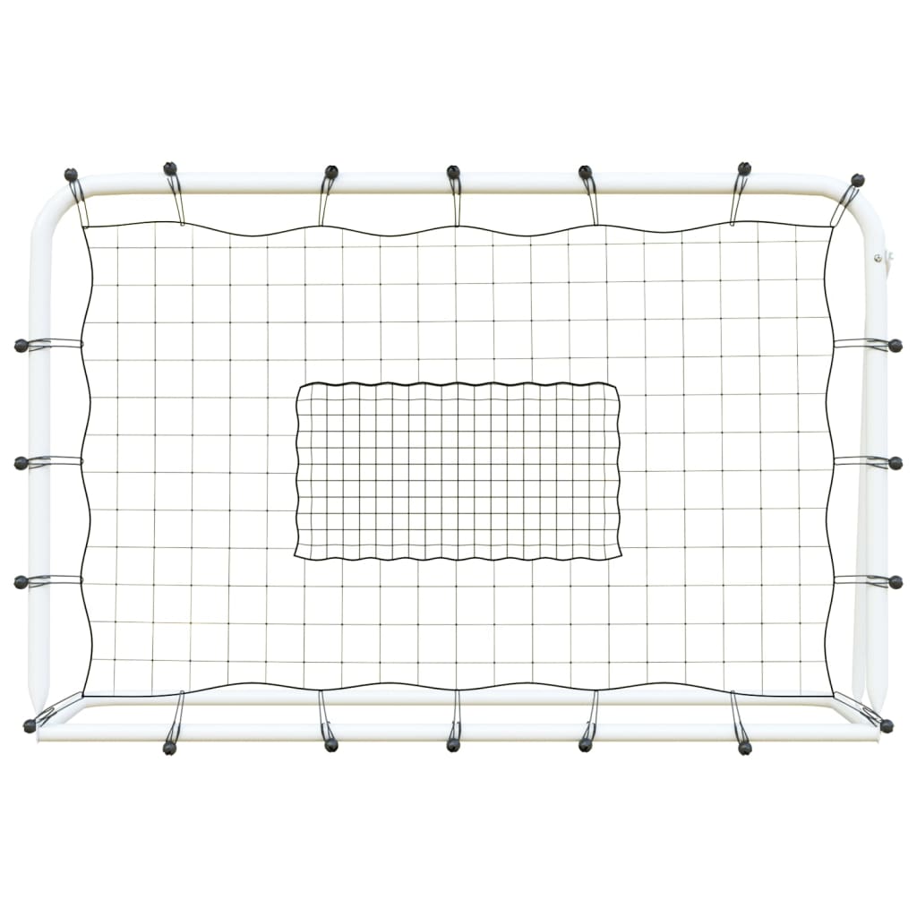vidaXL Nogometna mreža za odbijanje 184 x 61 x 123 cm željezo i PE
