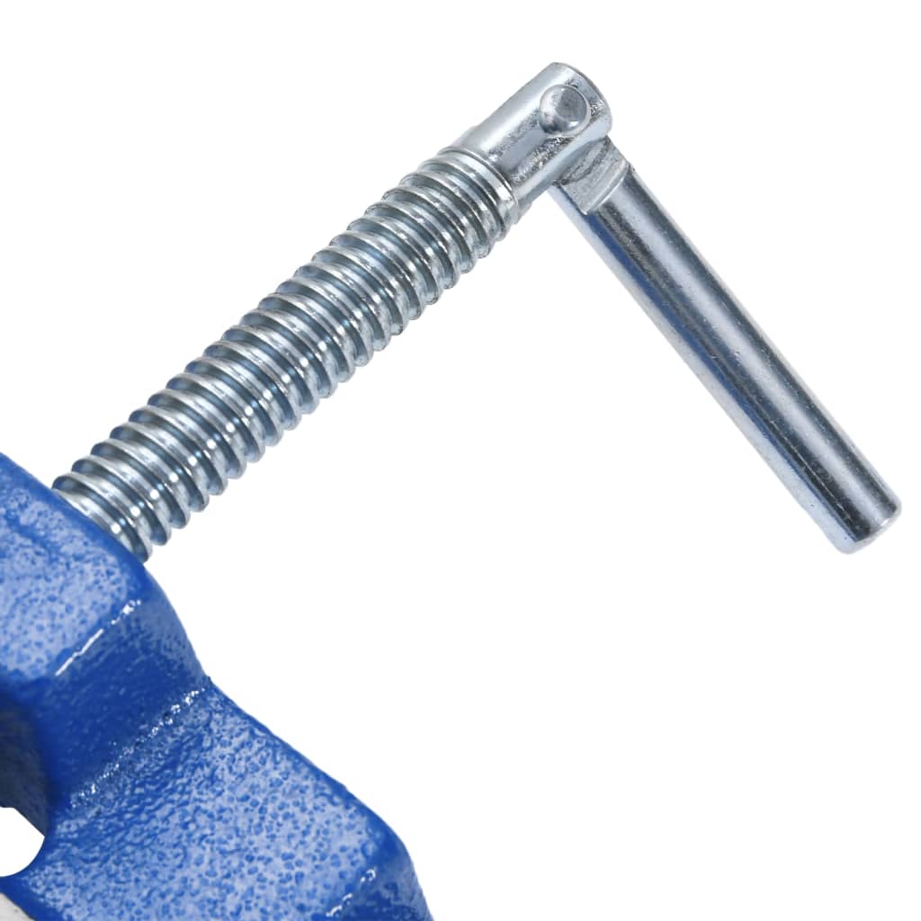 vidaXL Stega za bušilicu plava 100 mm od lijevanog željeza