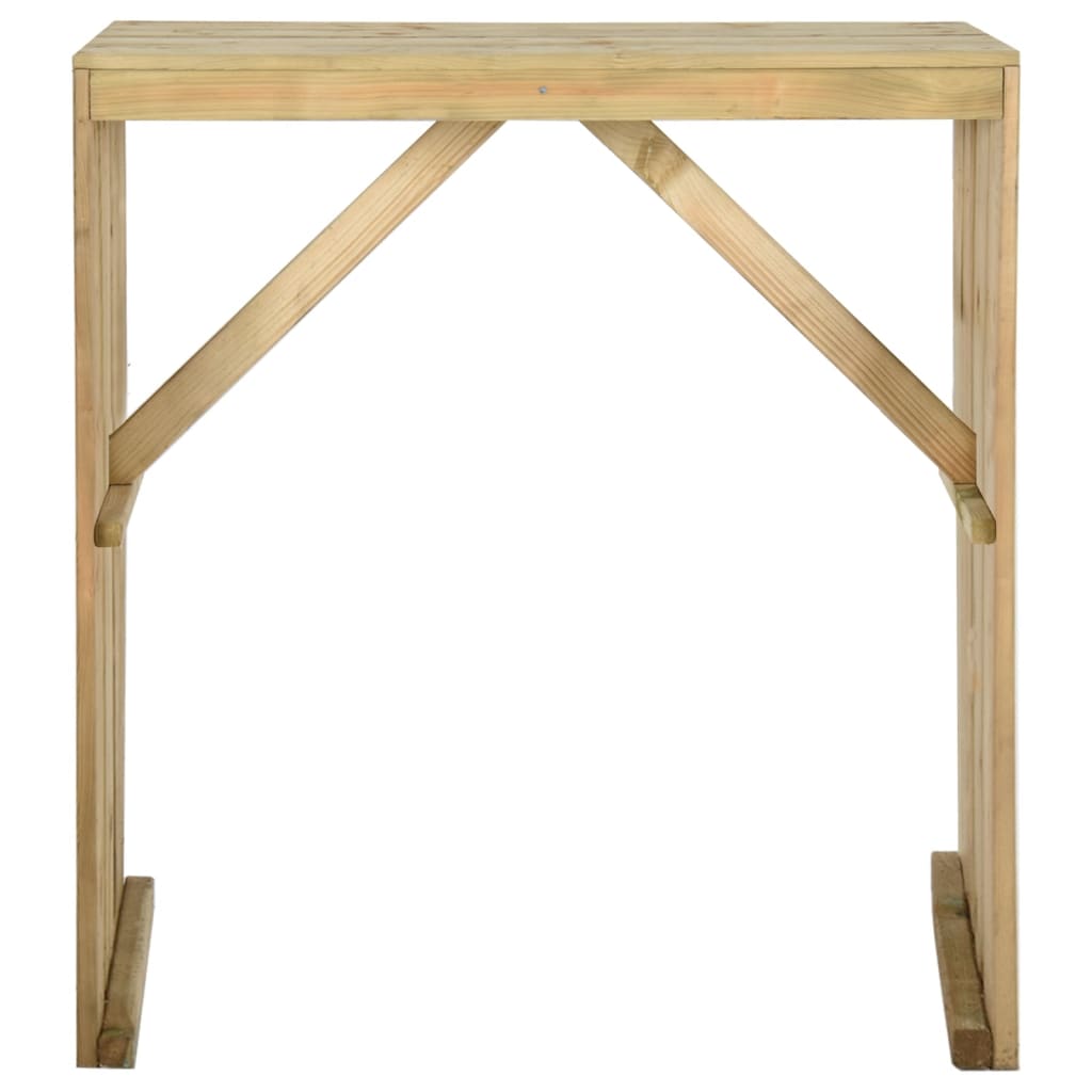 vidaXL Barski stol 100 x 60 x 110 cm od impregnirane borovine
