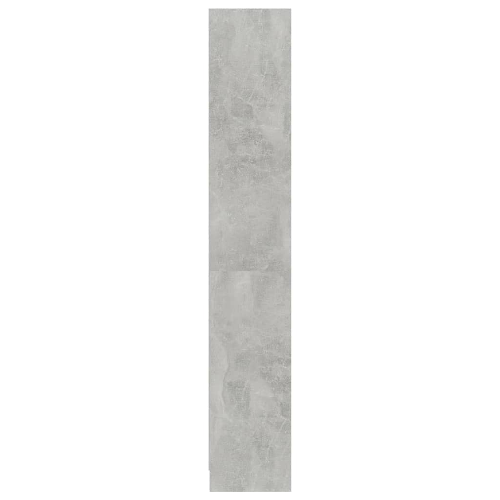 vidaXL Ormarić za knjige s 4 razine boja betona 80x24x142 cm drveni