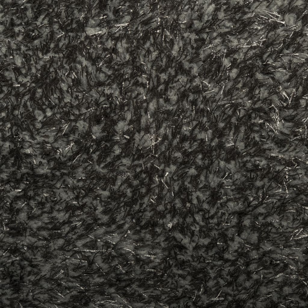 vidaXL Tepih ISTAN visokih vlakana sjajni izgled antracit 80 x 150 cm