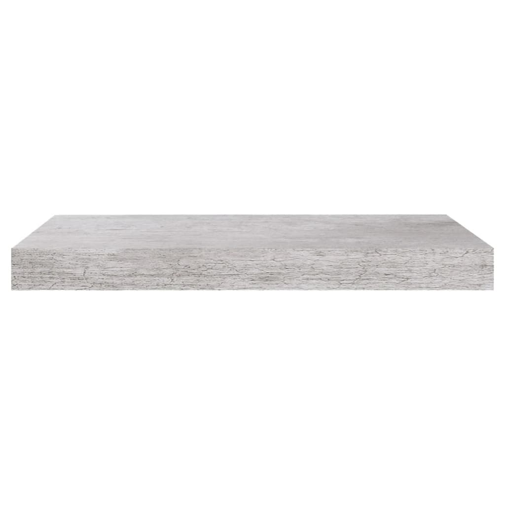 vidaXL Plutajuća zidna polica siva boja betona 50 x 23 x 3,8 cm MDF