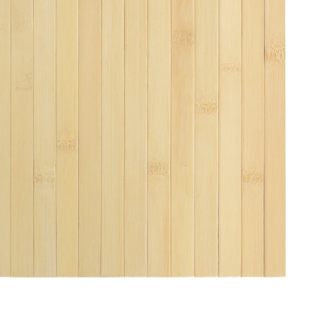 vidaXL Tepih pravokutni svijetli prirodni 100 x 300 cm od bambusa