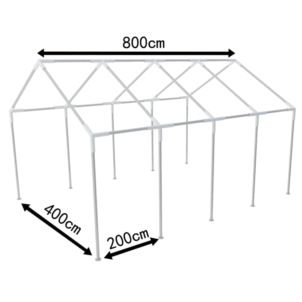 Šator čelični okvir za fešte 8 x 4 m