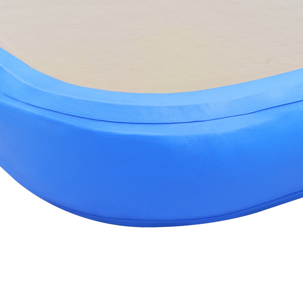 vidaXL Strunjača na napuhavanje s crpkom 300 x 100 x 10 cm PVC plava
