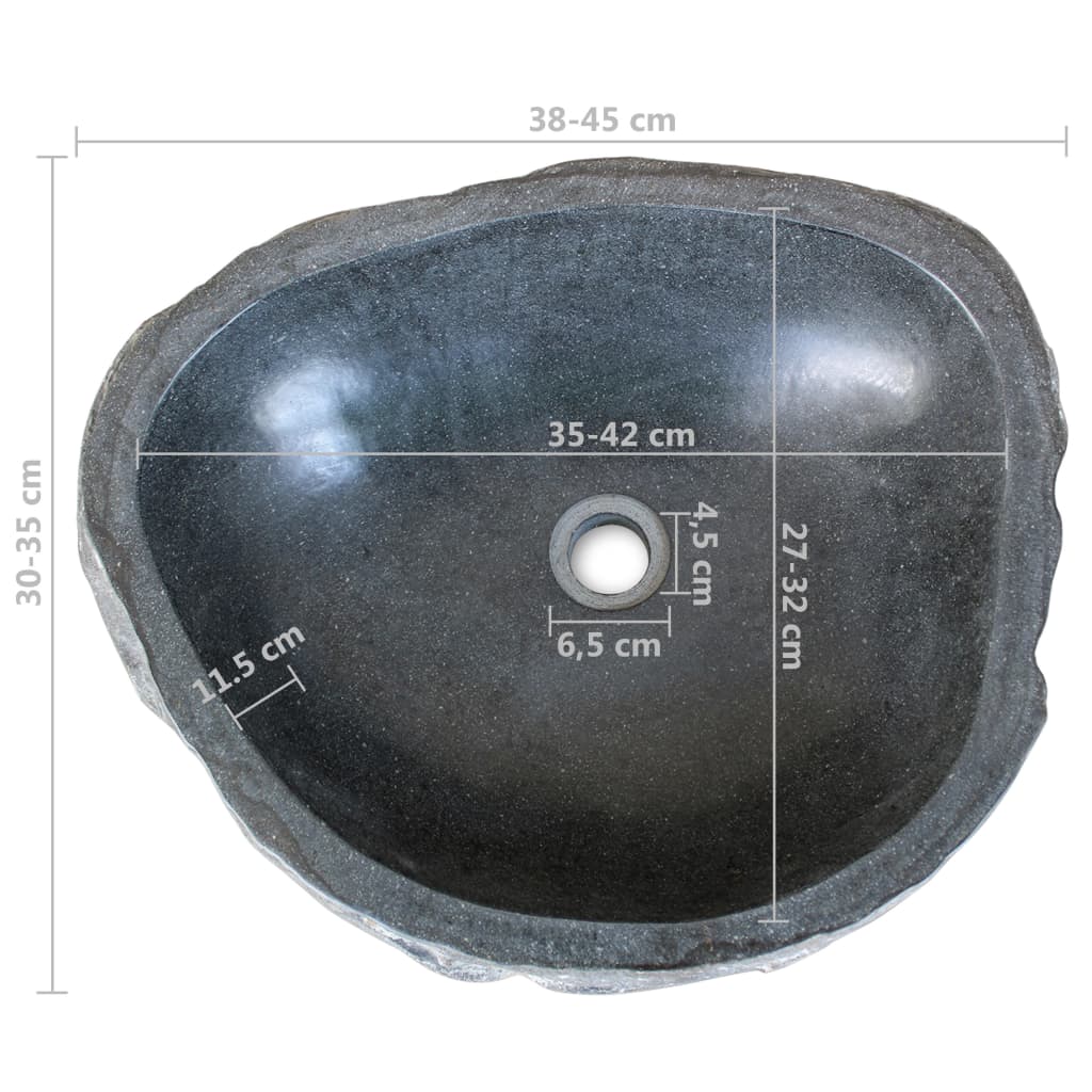 vidaXL Kupaonski ormarić od masivne tikovine s kamenim umivaonikom