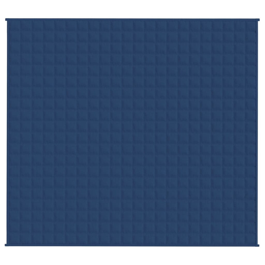vidaXL Teška deka plava 200x220 cm 13 kg od tkanine