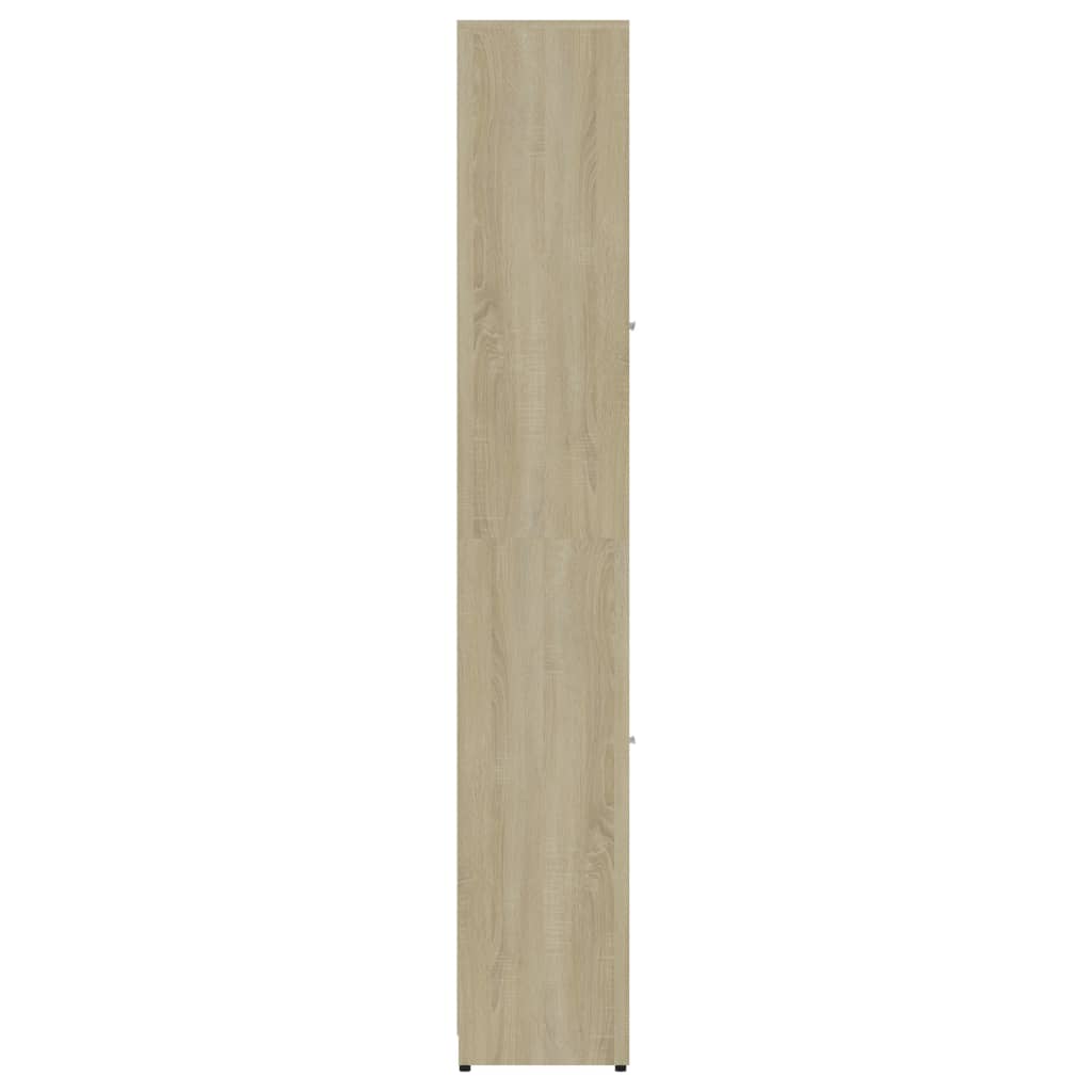 vidaXL Kupaonski ormarić boja hrasta sonome 30x30x183,5 cm drveni