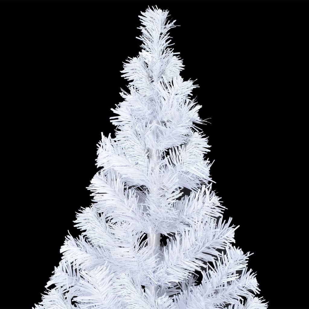 vidaXL Umjetno osvijetljeno božićno drvce s kuglicama 120 cm 230 grana
