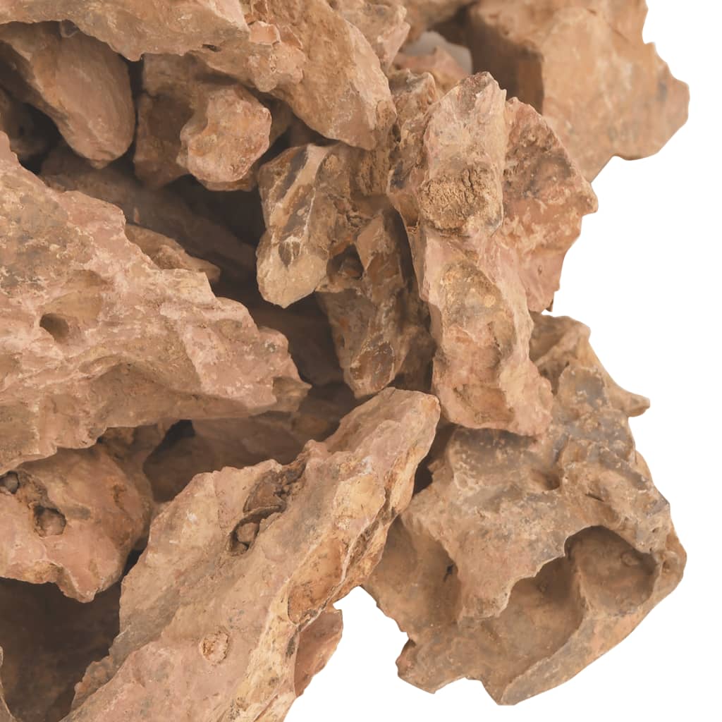 vidaXL Zmajevo kamenje 25 kg smeđe 1 - 10 cm