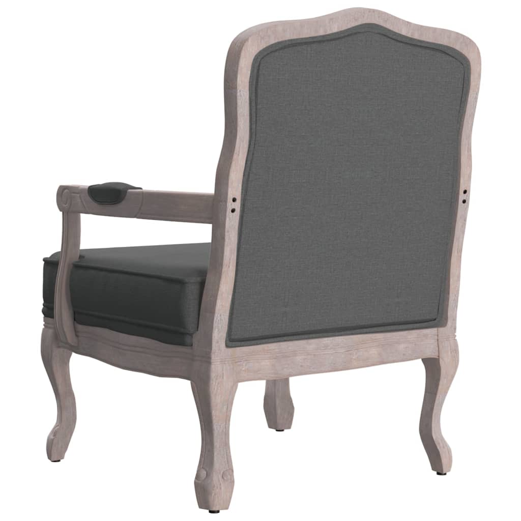 vidaXL Fotelja tamnosiva 64 x 64 x 90 cm od tkanine