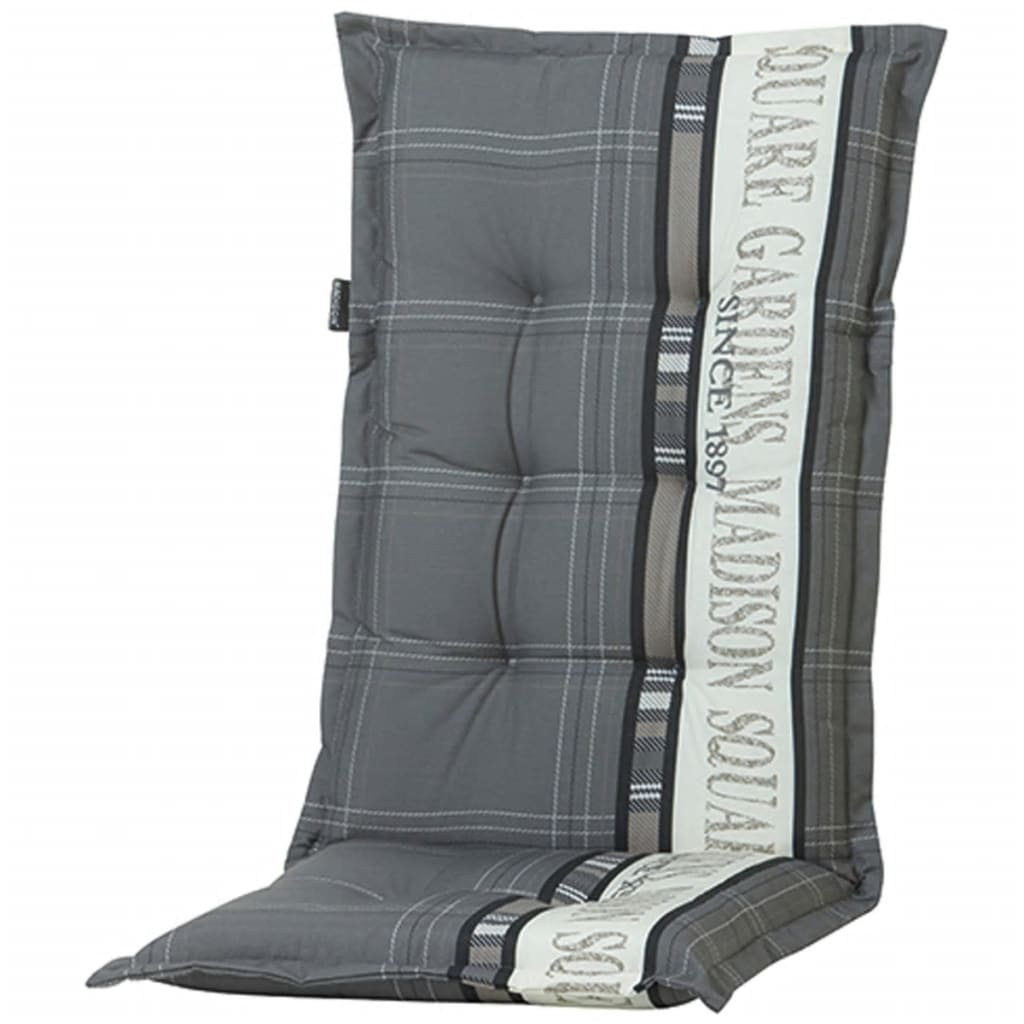 Madison jastuk za stolicu visokog naslona Garden 123 x 50 cm sivi