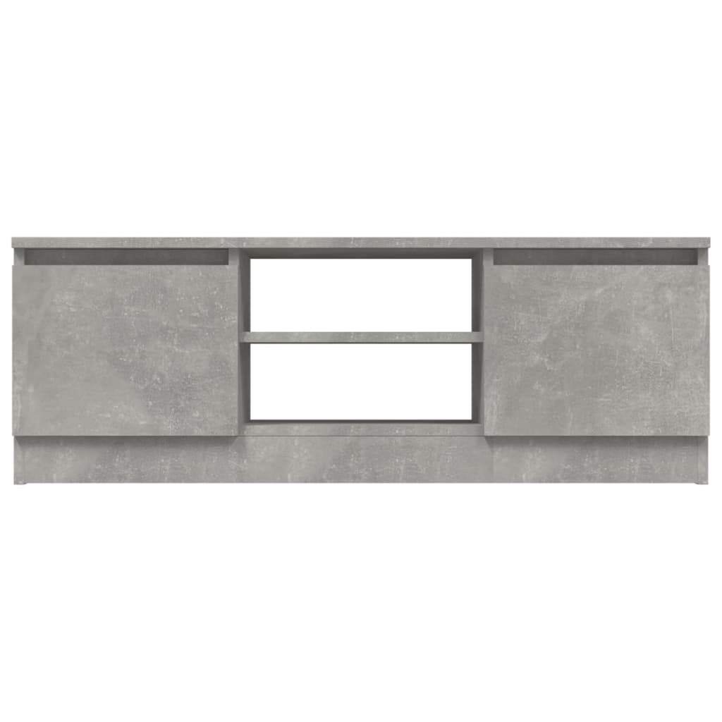 vidaXL TV ormarić s vratima siva boja betona 102 x 30 x 36 cm