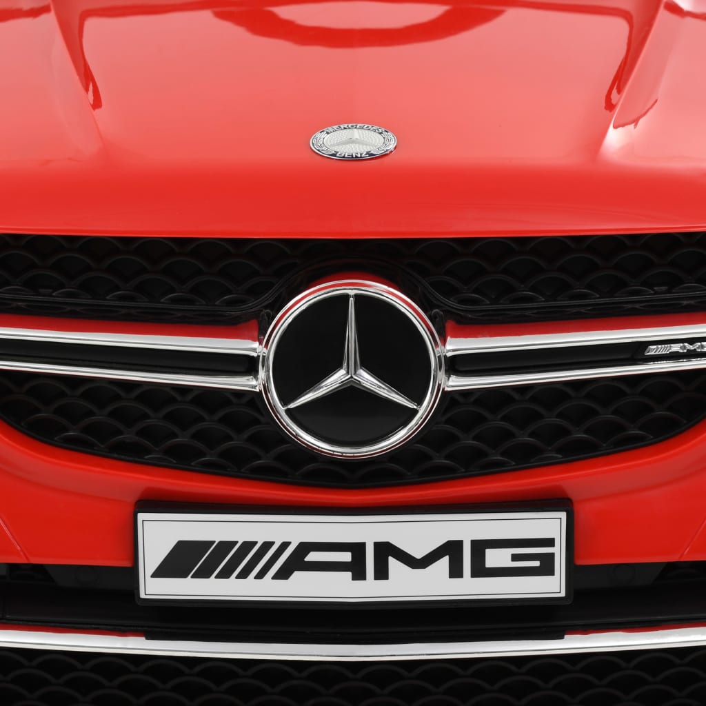 vidaXL Dječji automobil Mercedes Benz GLE63S plastični crveni
