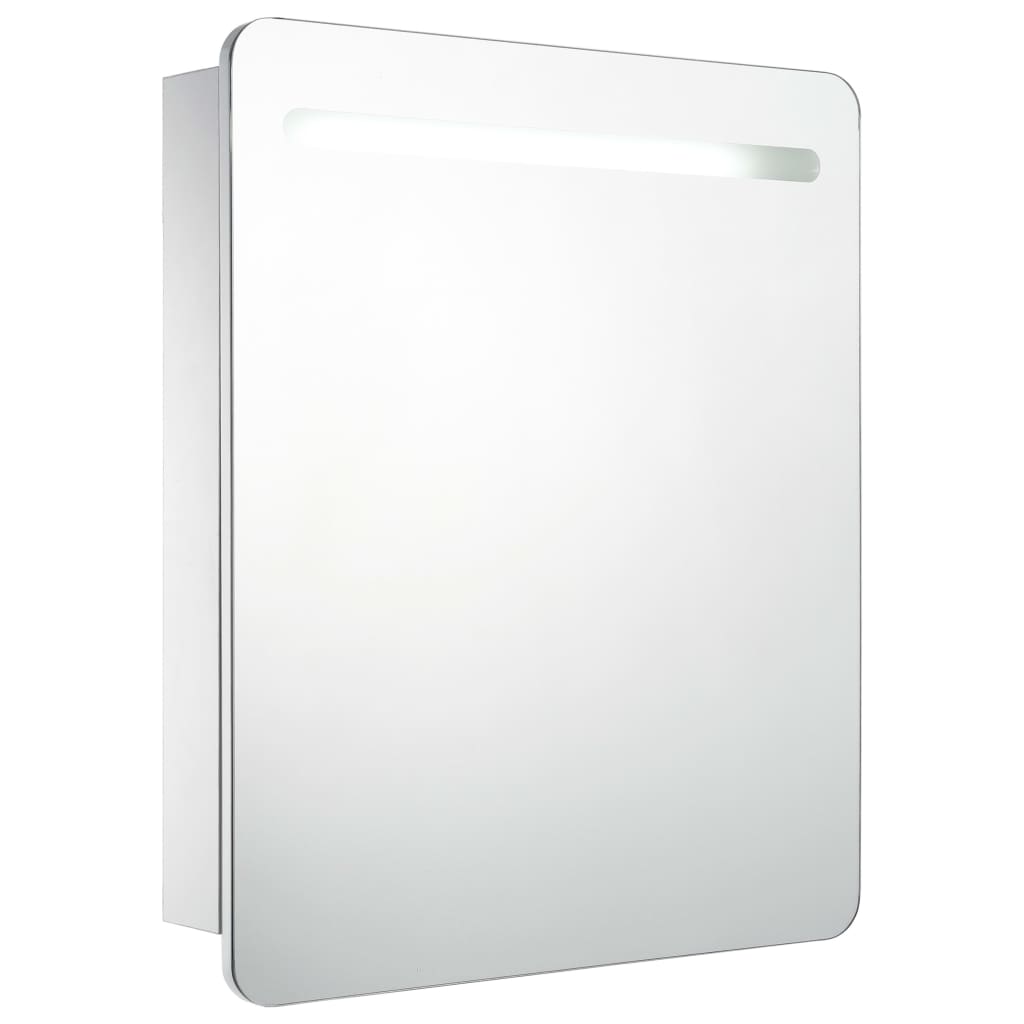 vidaXL LED kupaonski ormarić s ogledalom 68 x 9 x 80 cm