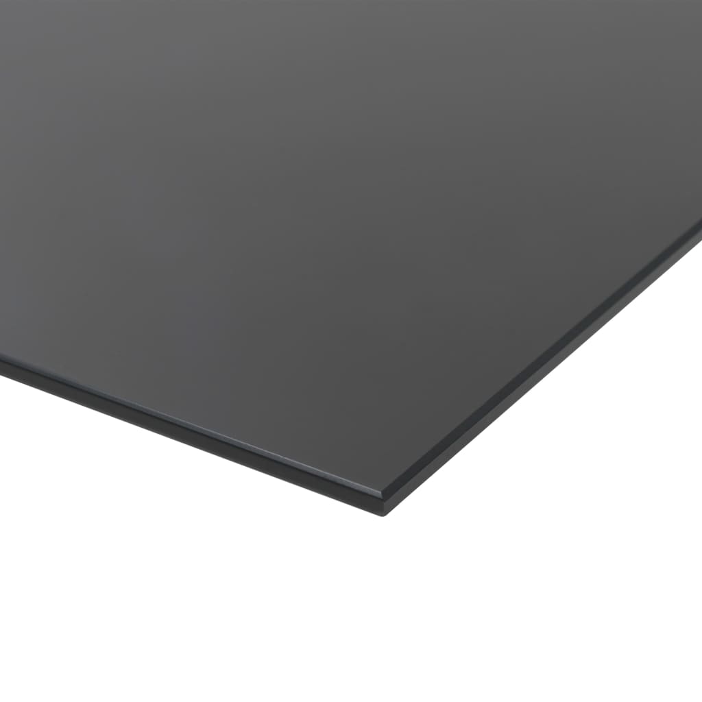 vidaXL Zidna crna magnetna ploča od stakla 60 x 20 cm