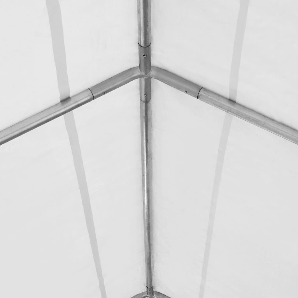 vidaXL Skladišni šator od PVC-a 550 g/m² 4 x 6 m bijeli