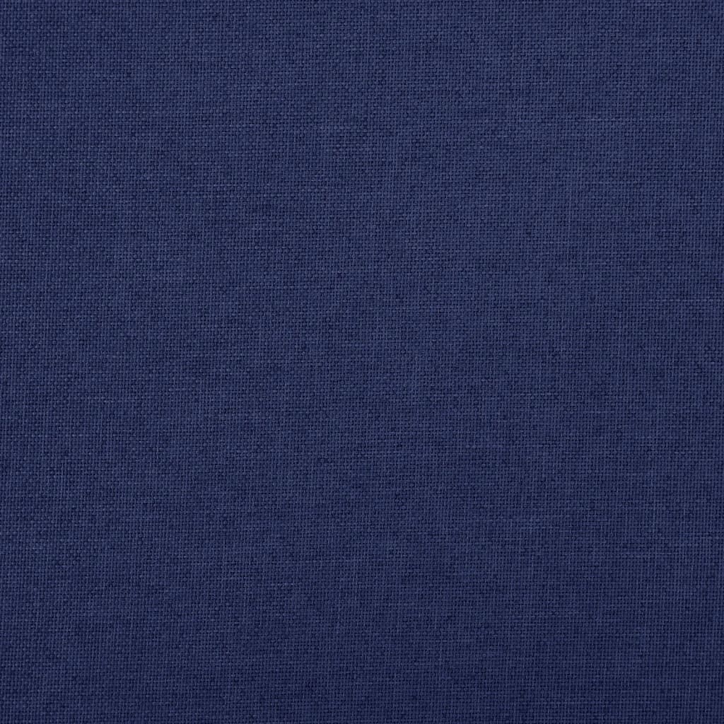 vidaXL Sklopiva klupa za pohranu plava 76x38x38 cm od umjetnog platna