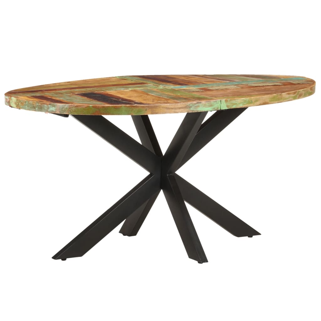 vidaXL Blagovaonski stol 160 x 90 x 75 cm od masivnog obnovljenog drva