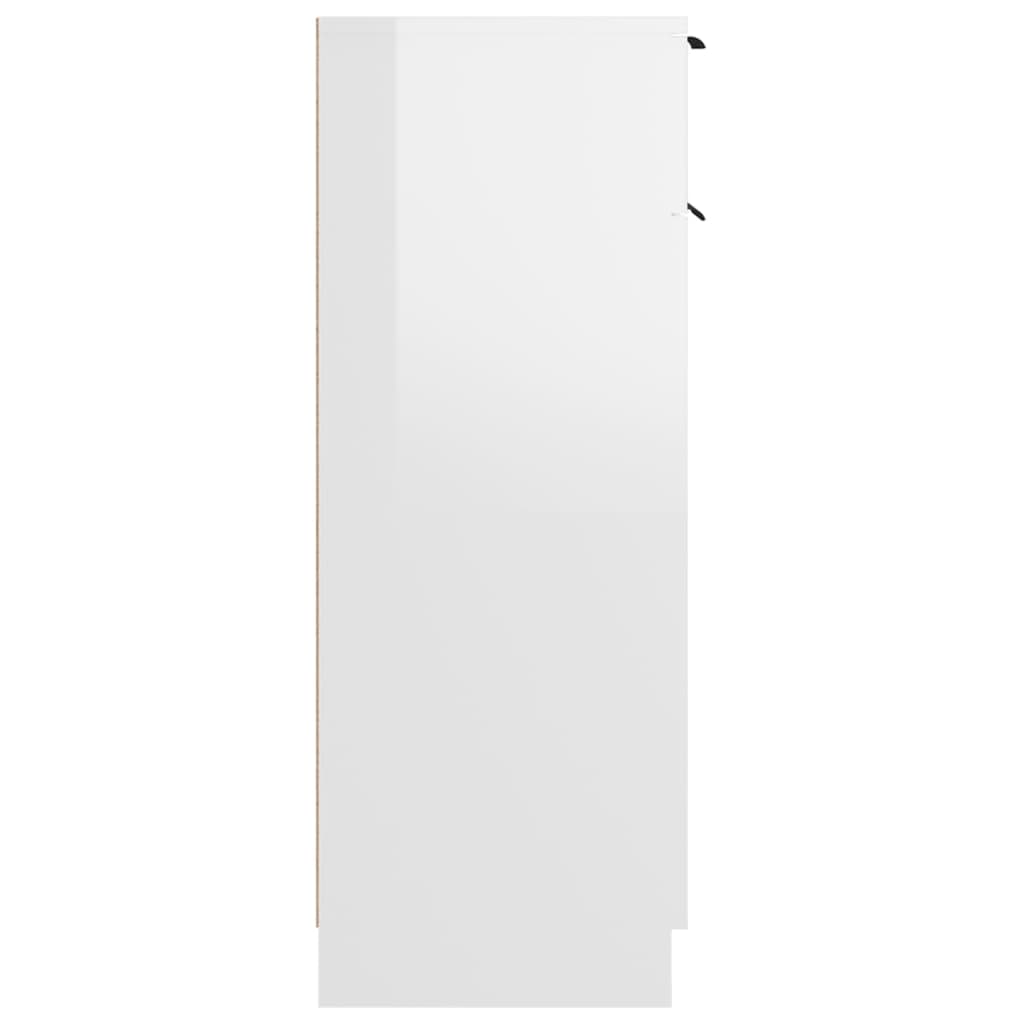 vidaXL Kupaonski ormarić sjajni bijeli 32x34x90 cm konstruirano drvo