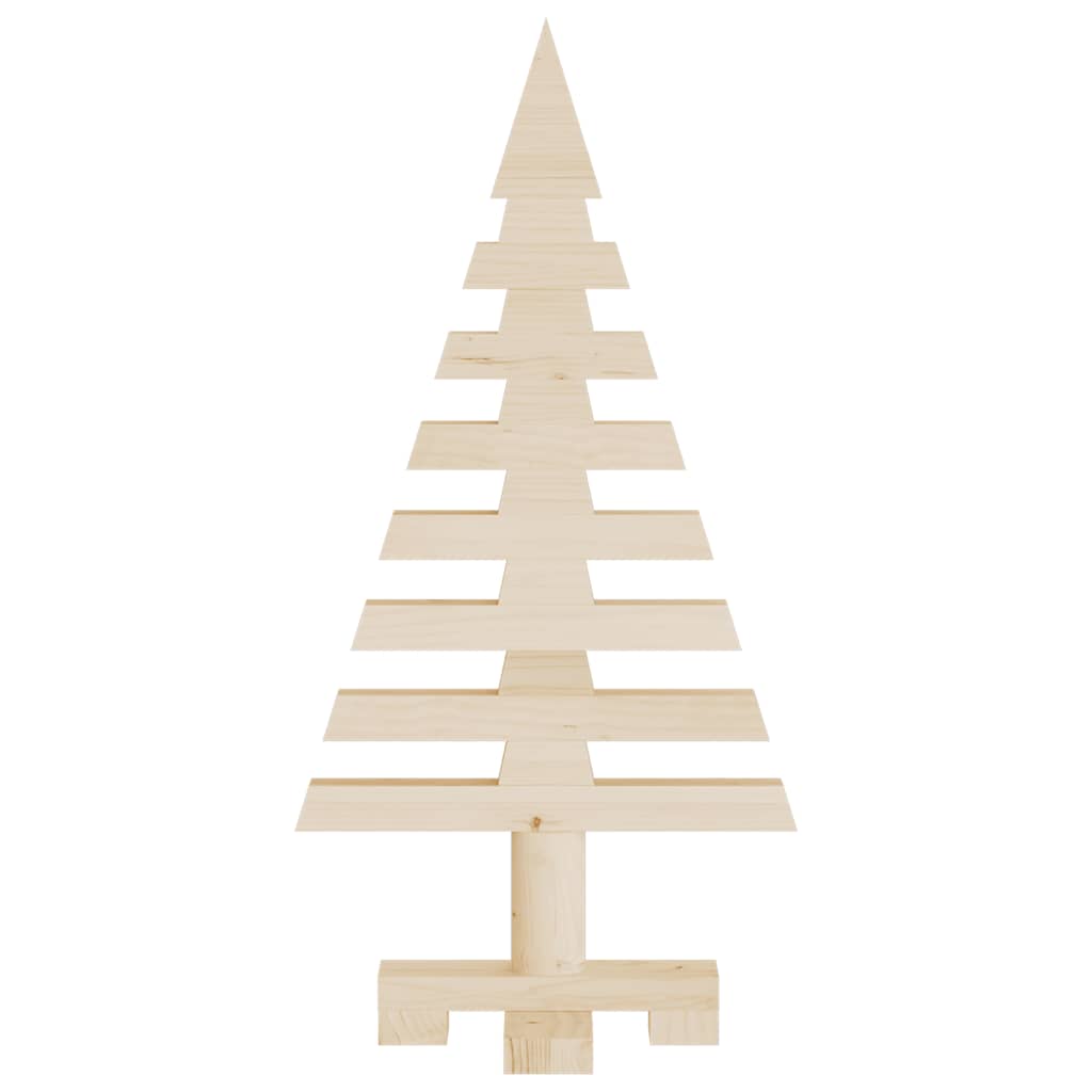 vidaXL Drveno ukrasno božićno drvce 60 cm od masivne borovine