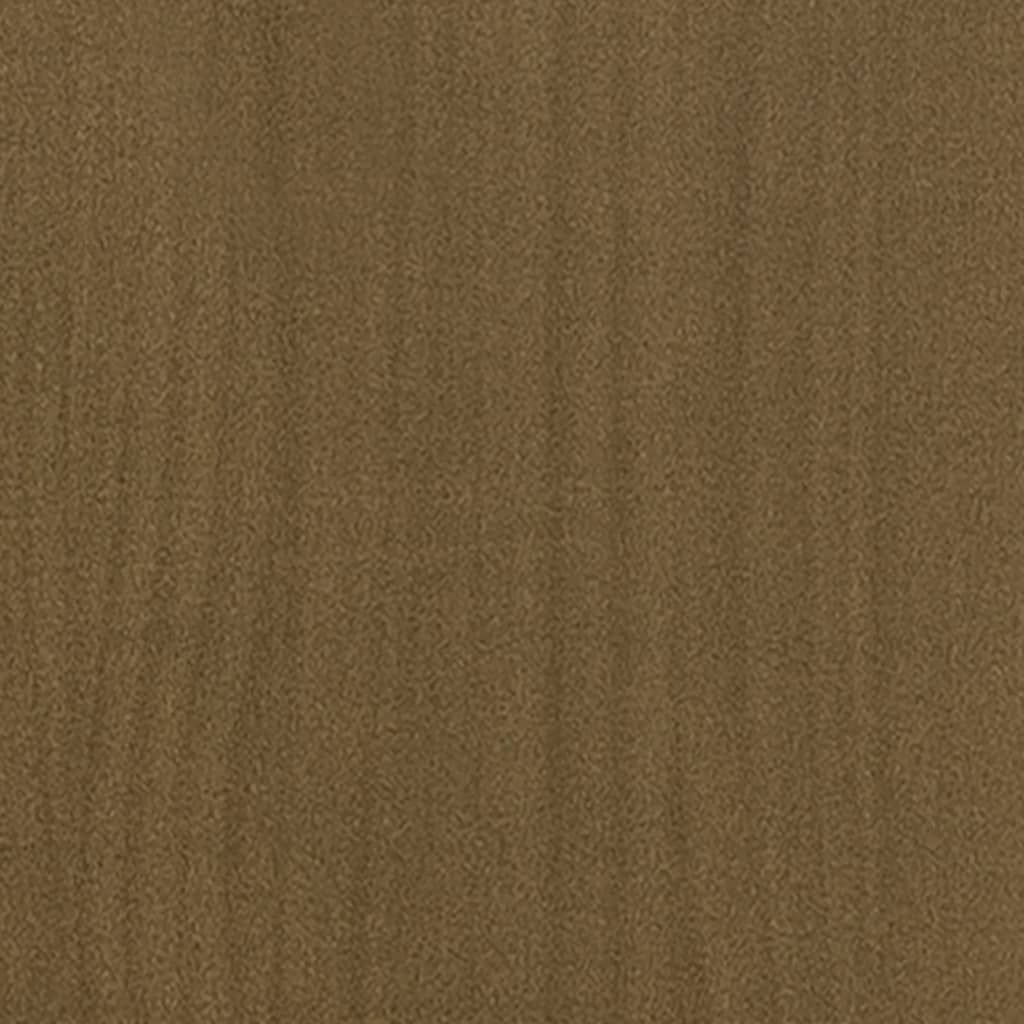 vidaXL Bočni ormarić boja meda 35,5 x 33,5 x 76 cm od masivne borovine