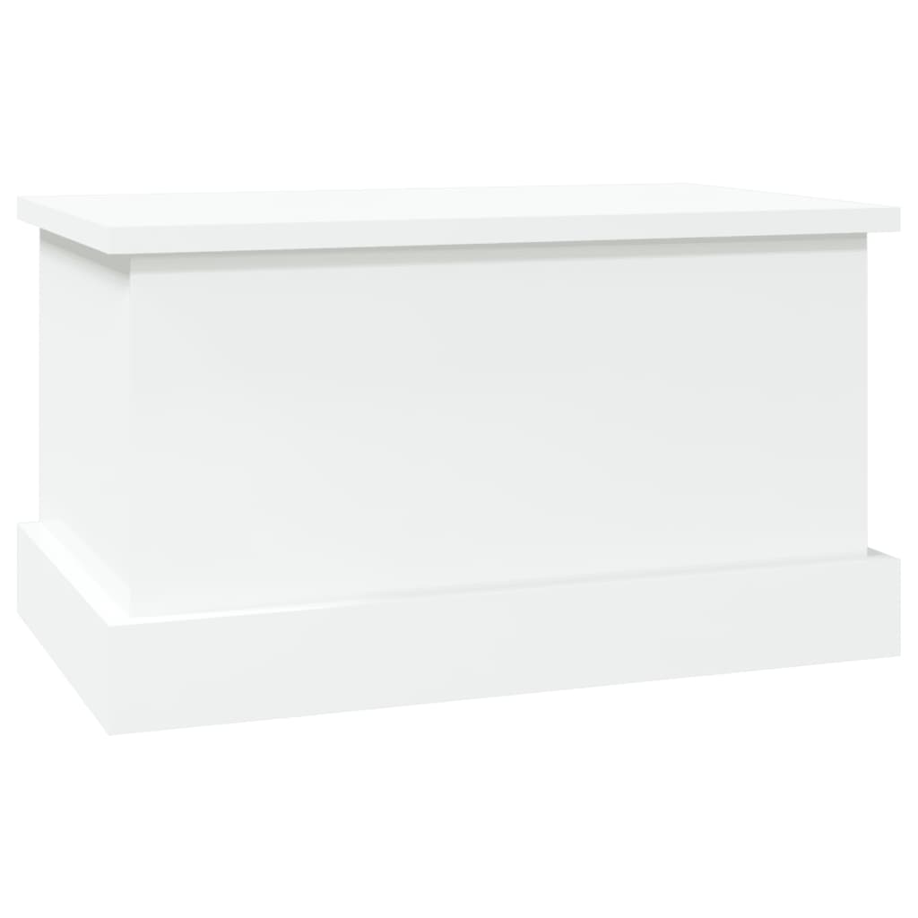 vidaXL Kutija za pohranu sjajna bijela 50x30x28 cm konstruirano drvo