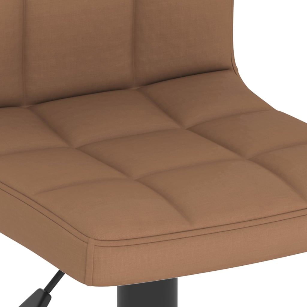 vidaXL Barski stolac od tkanine smeđi