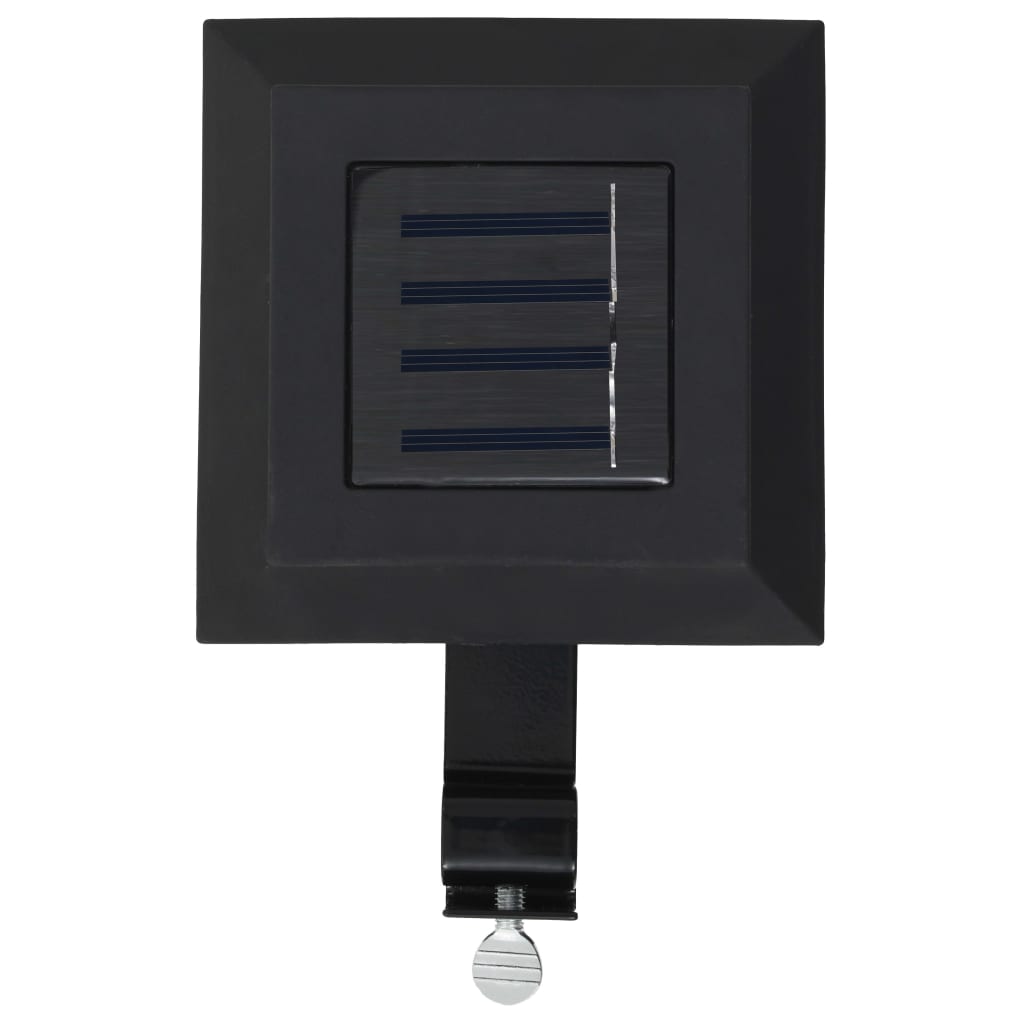 vidaXL Vanjske solarne svjetiljke 12 kom LED četvrtaste 12 cm crne