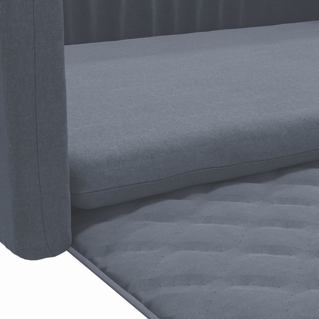 vidaXL Krevet za pse za prtljažnik sivi 110x70 cm s izgledom platna