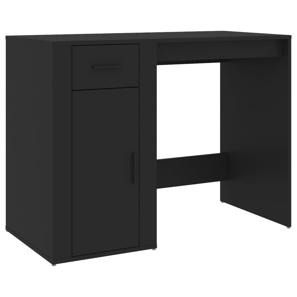 vidaXL Radni stol crni 100 x 49 x 75 cm od konstruiranog drva