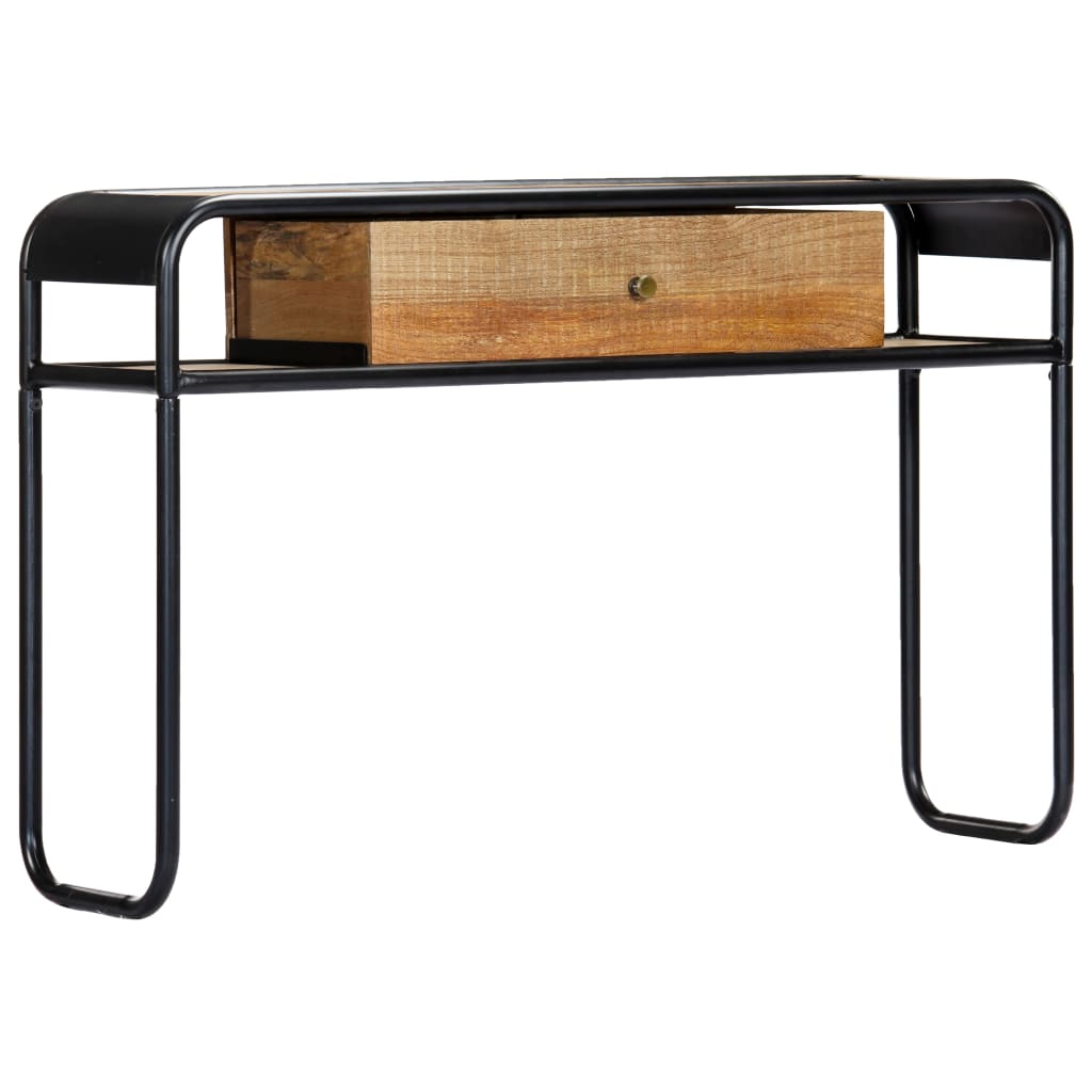 vidaXL Konzolni stol od masivnog drva manga 118 x 30 x 75 cm