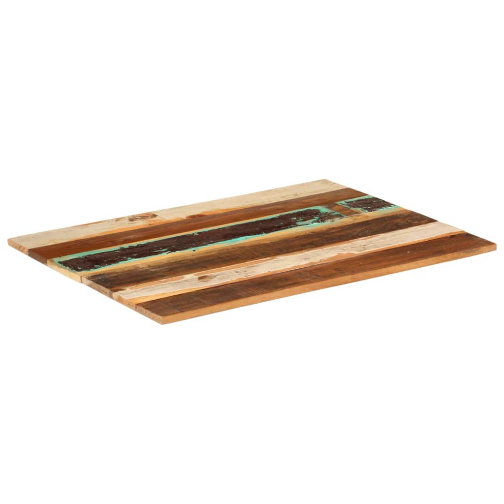 vidaXL Stolna ploča Ø80x60 (1,5 - 1,6) cm od masivnog obnovljenog drva