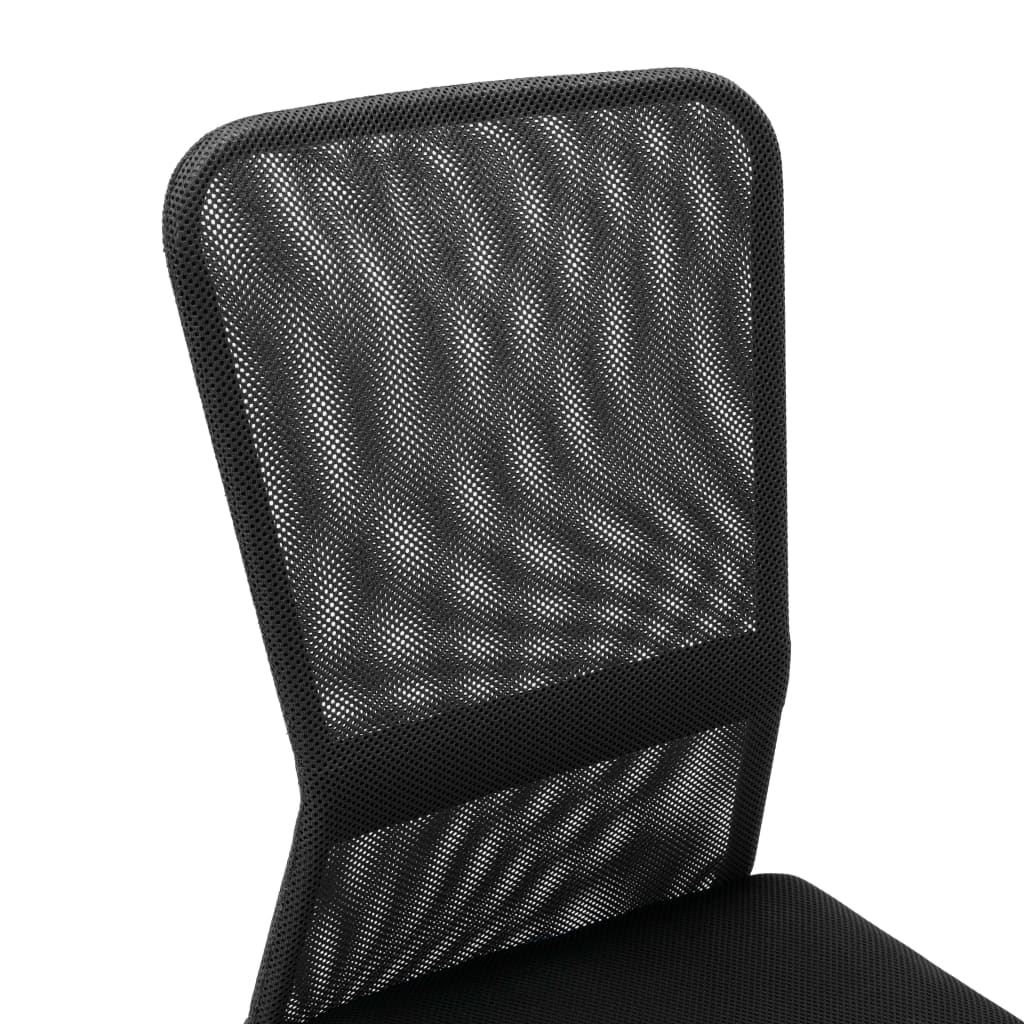 vidaXL Uredska stolica crna 44 x 52 x 100 cm od mrežaste tkanine