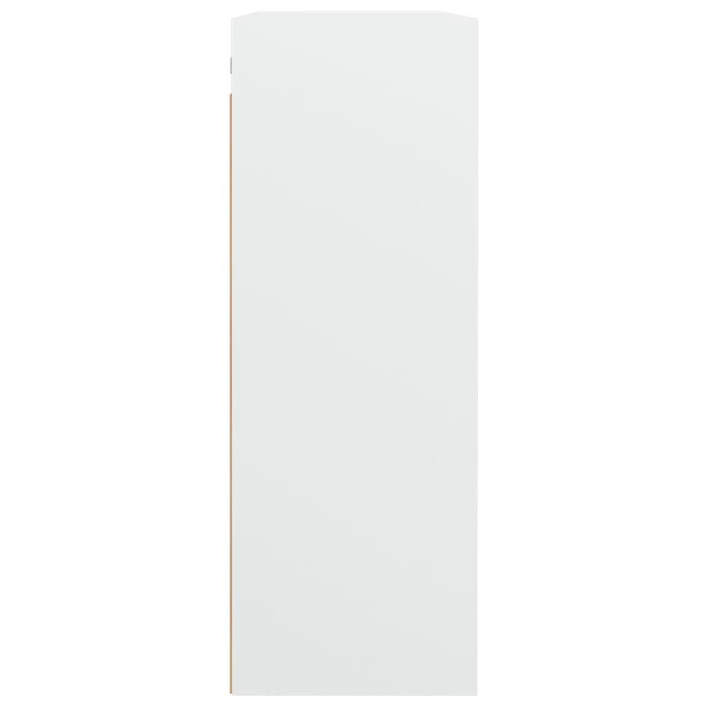 vidaXL Viseći zidni ormarić bijeli 69,5 x 32,5 x 90 cm