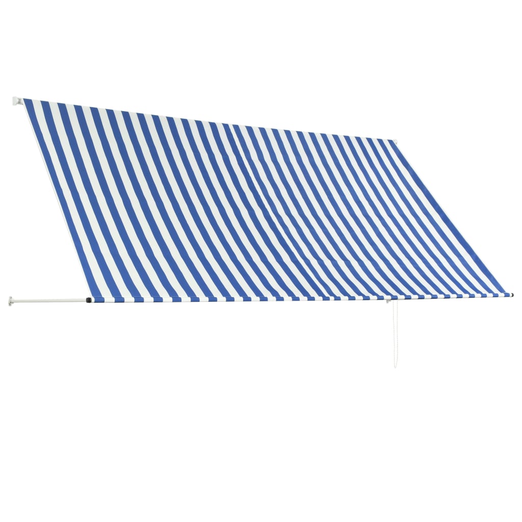 vidaXL Tenda na uvlačenje 300 x 150 cm plavo-bijela