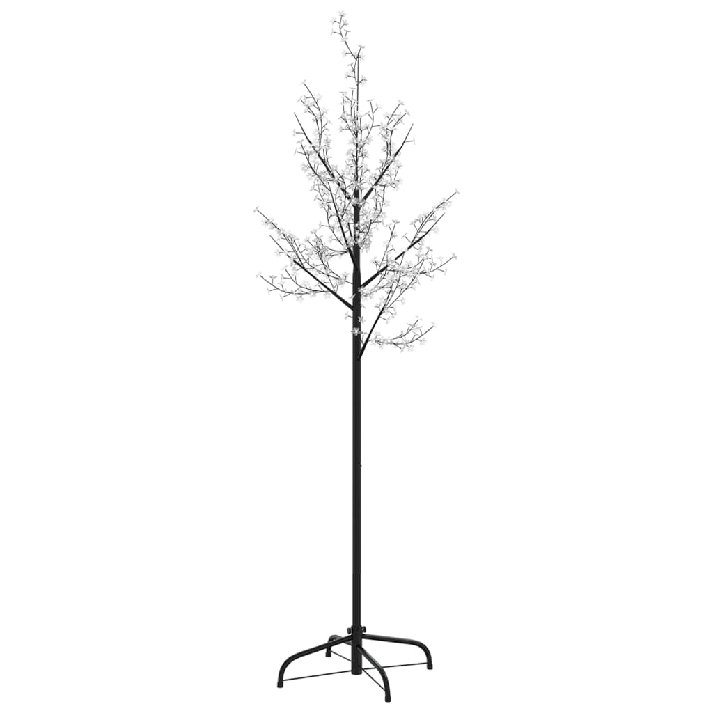 vidaXL Božićno drvce s 220 LED šarenih žarulja cvijet trešnje 220 cm