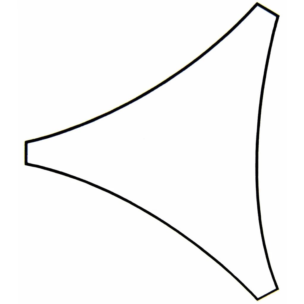 Perel jedro za zaštitu od sunca trokutasto 3,6 m krem GSS3360