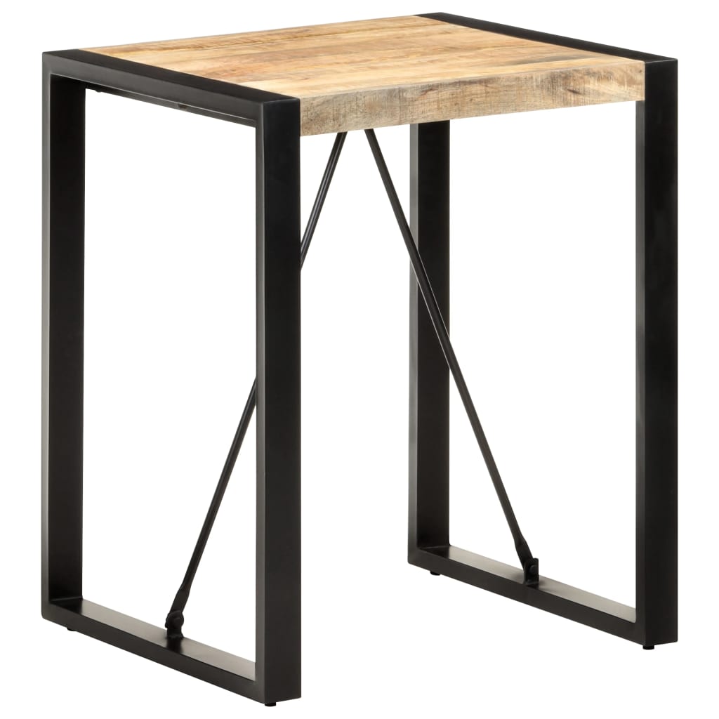 vidaXL Blagovaonski stol 60 x 60 x 75 cm od masivnog grubog drva manga