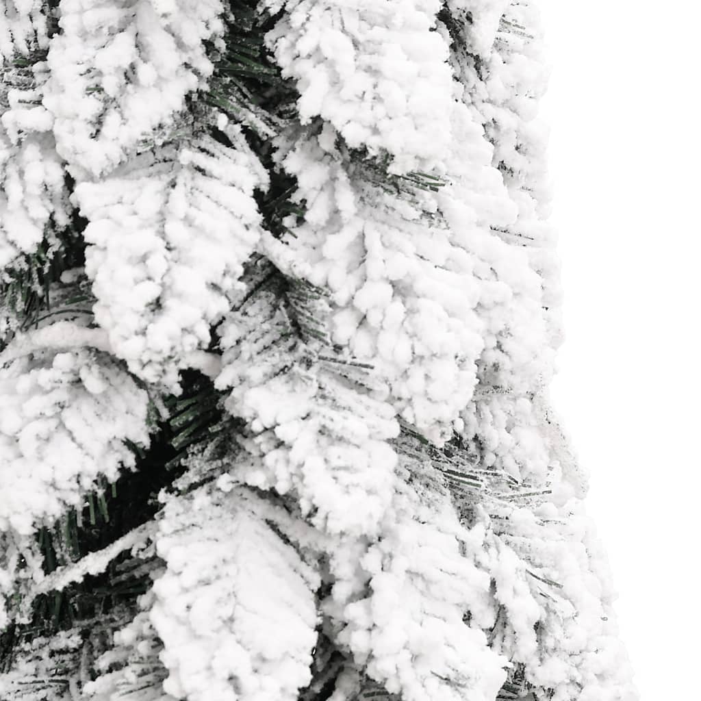 vidaXL Umjetno osvijetljeno božićno drvce sa 100 LED i snijegom 180 cm
