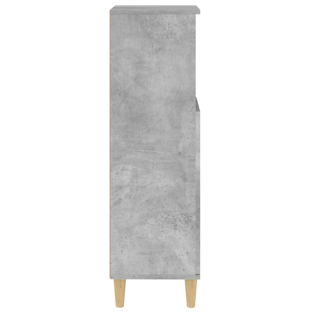 vidaXL Kupaonski ormarić boja betona 30x30x100 cm konstruirano drvo