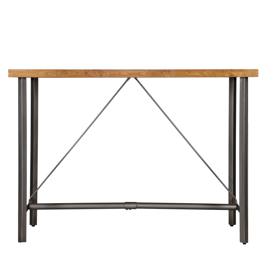 vidaXL Barski stol od masivne reciklirane tikovine 150 x 70 x 106 cm