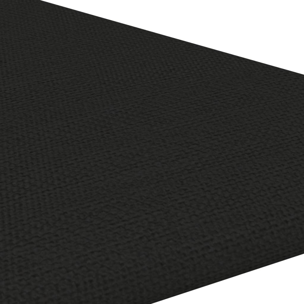 vidaXL Zidne ploče od tkanine 12 kom crne 30x30 cm 0,54 m²