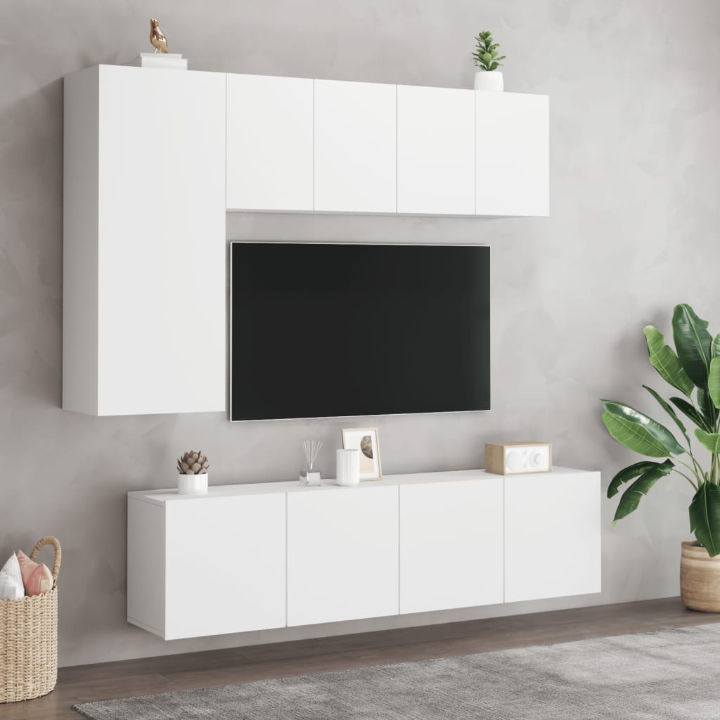 vidaXL Zidni TV ormarić bijeli 60 x30 x 41 cm