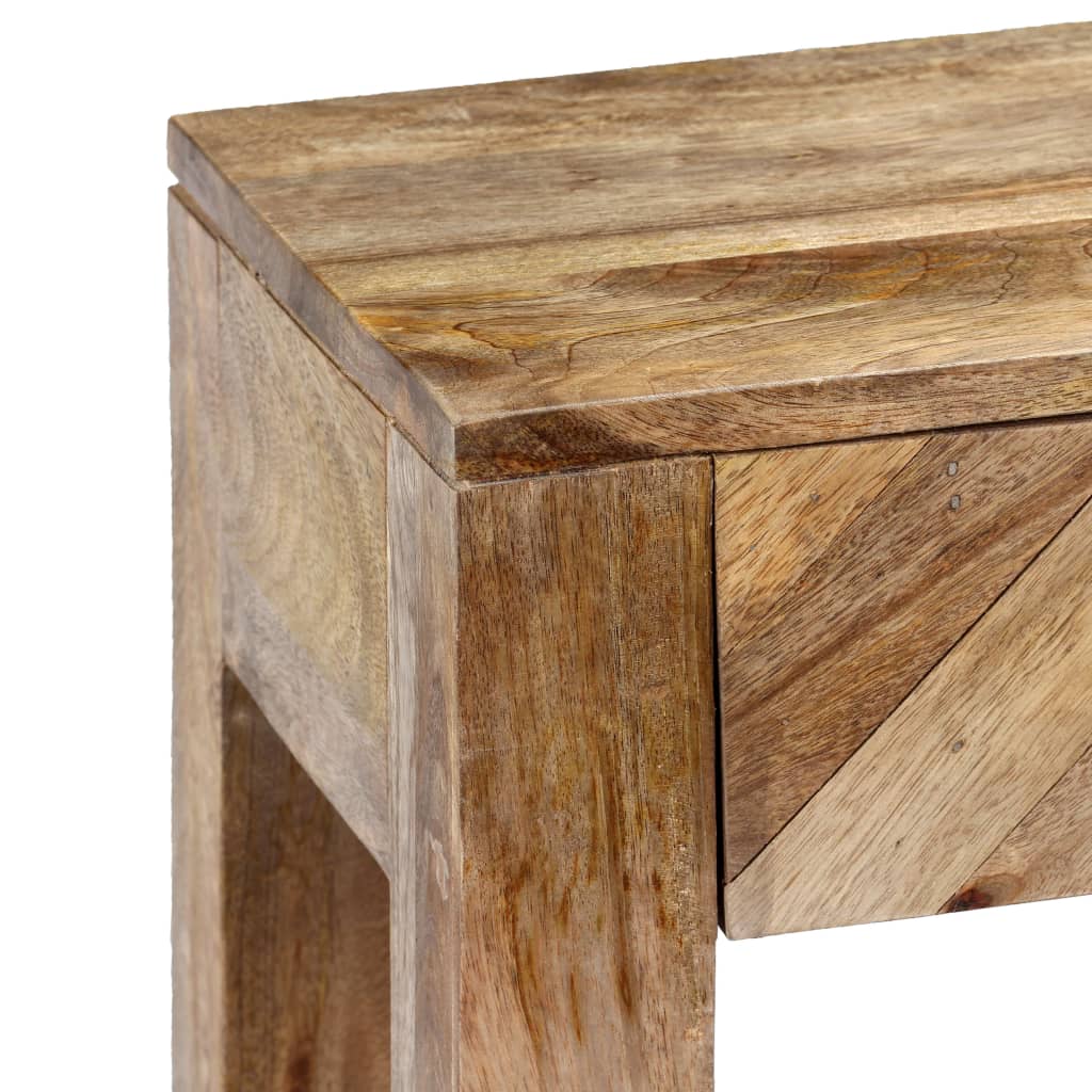 vidaXL Konzolni stol od masivnog drva manga 118 x 30 x 80 cm