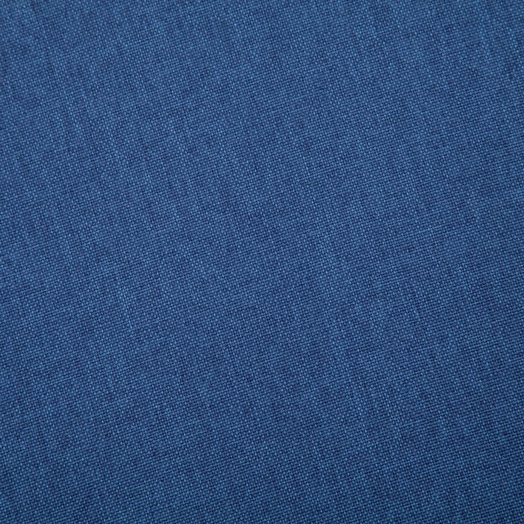 vidaXL Dvosjed od tkanine plavi