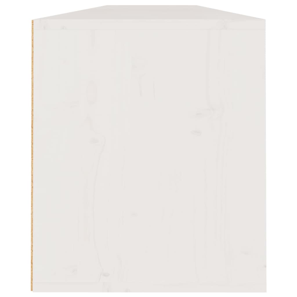 vidaXL Zidni ormarići 2 kom bijeli 100 x 30 x 35 cm masivna borovina