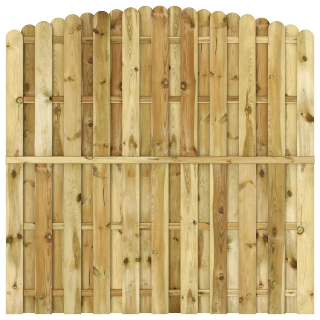 vidaXL Panel za ogradu od impregnirane borovine 180 x (165 - 180) cm