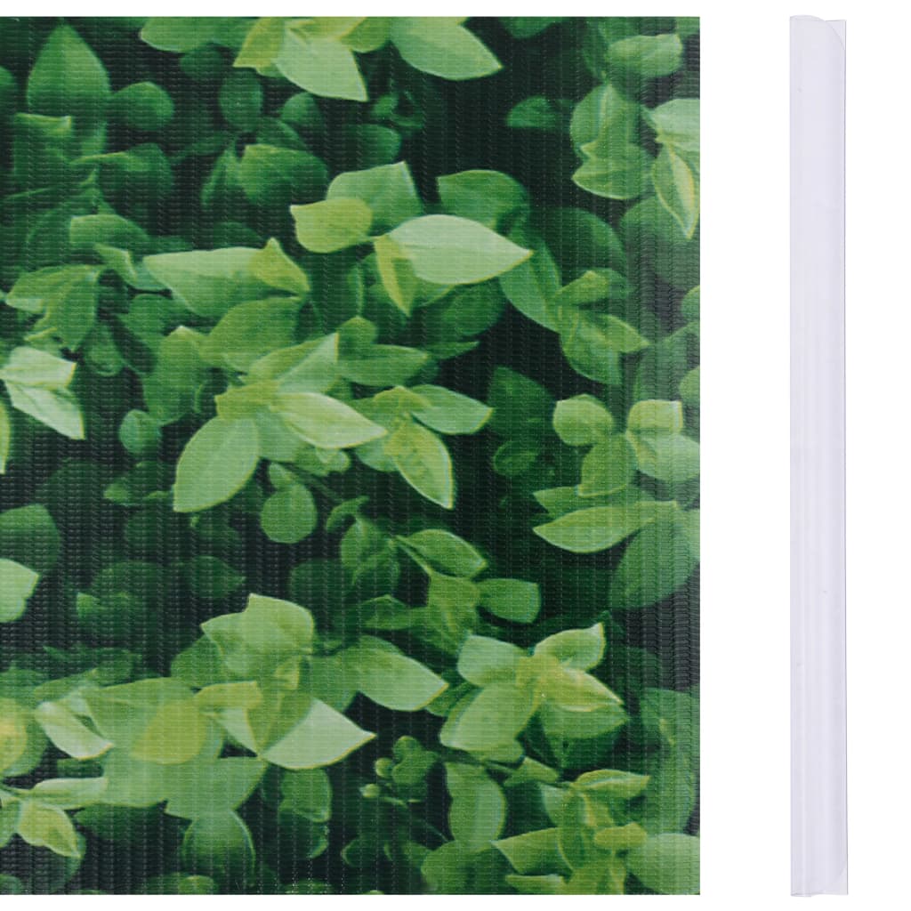 vidaXL Vrtni zaslon za privatnost PVC 35 x 0,19 m zeleni